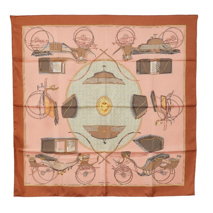 Hermes Hermes Les Voitures a Transformation Silk Scarf | Grailed