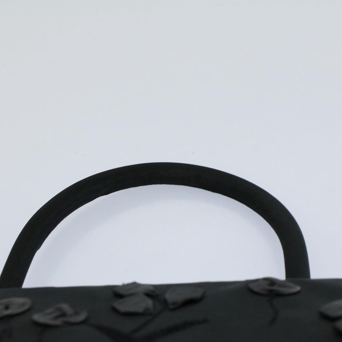 Prada PRADA Hand Bag Nylon Black Auth ki3443 Size ONE SIZE - 14 Thumbnail