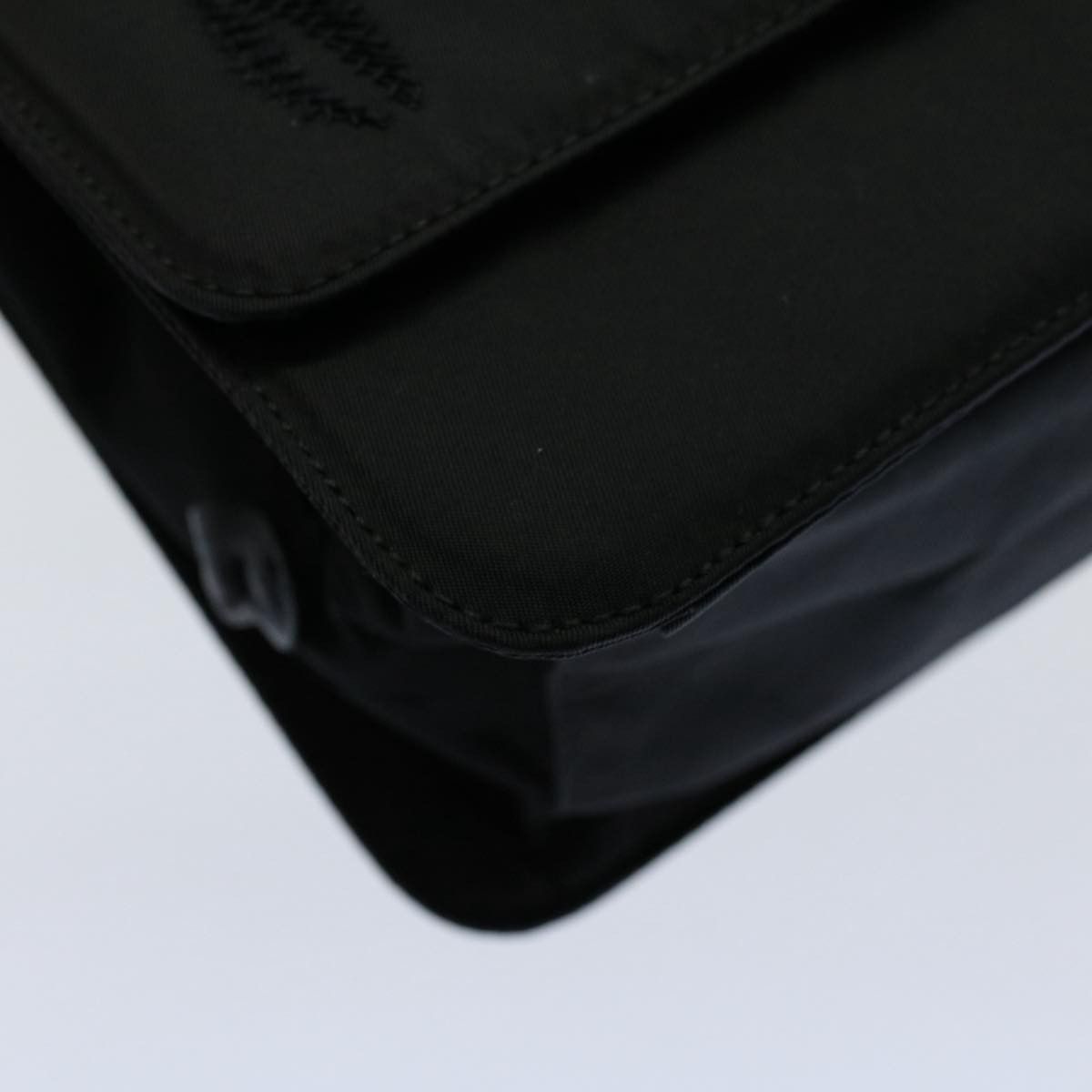 Prada PRADA Hand Bag Nylon Black Auth ki3443 Size ONE SIZE - 15 Thumbnail