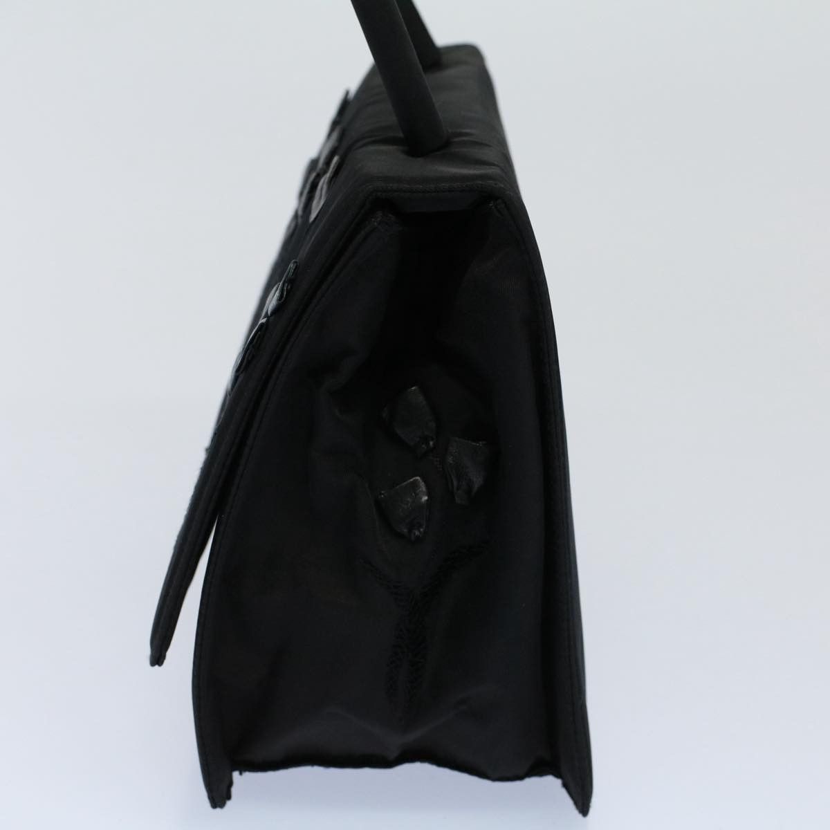 Prada PRADA Hand Bag Nylon Black Auth ki3443 Size ONE SIZE - 4 Thumbnail