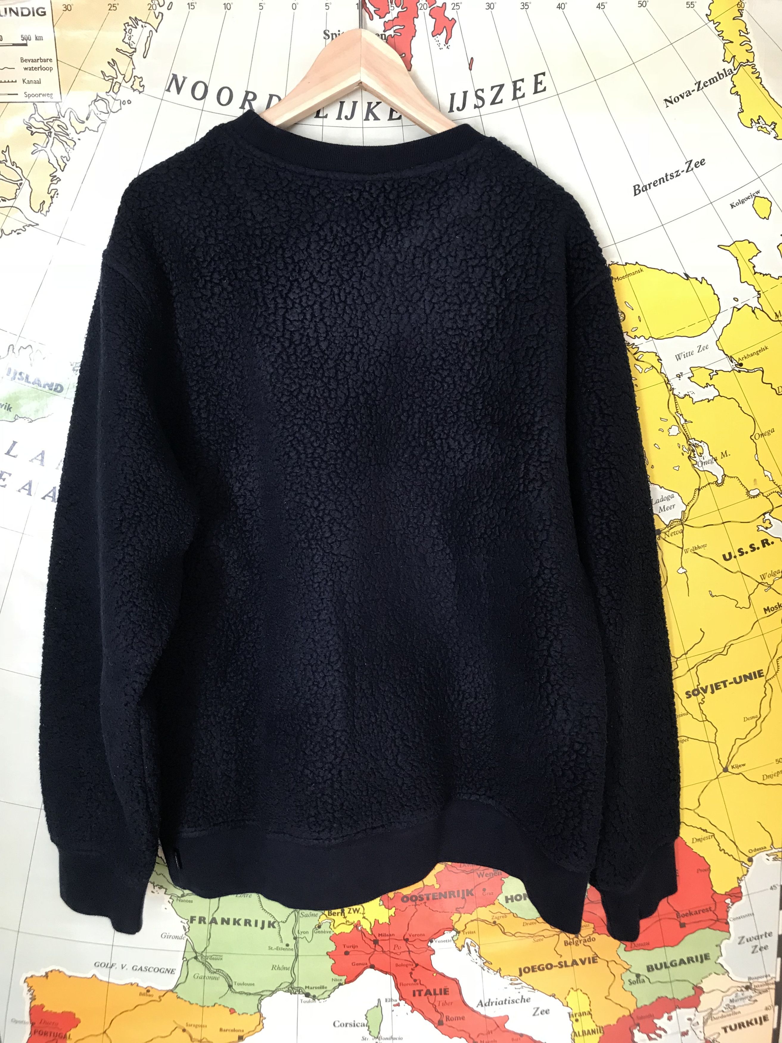Polartec × Supreme Supreme Polartec Deep Pile Crewneck Navy XL 