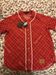 Supreme Louis Vuitton Supreme Red Denim Baseball Jersey Size US S / EU 44-46 / 1 - 7 Thumbnail