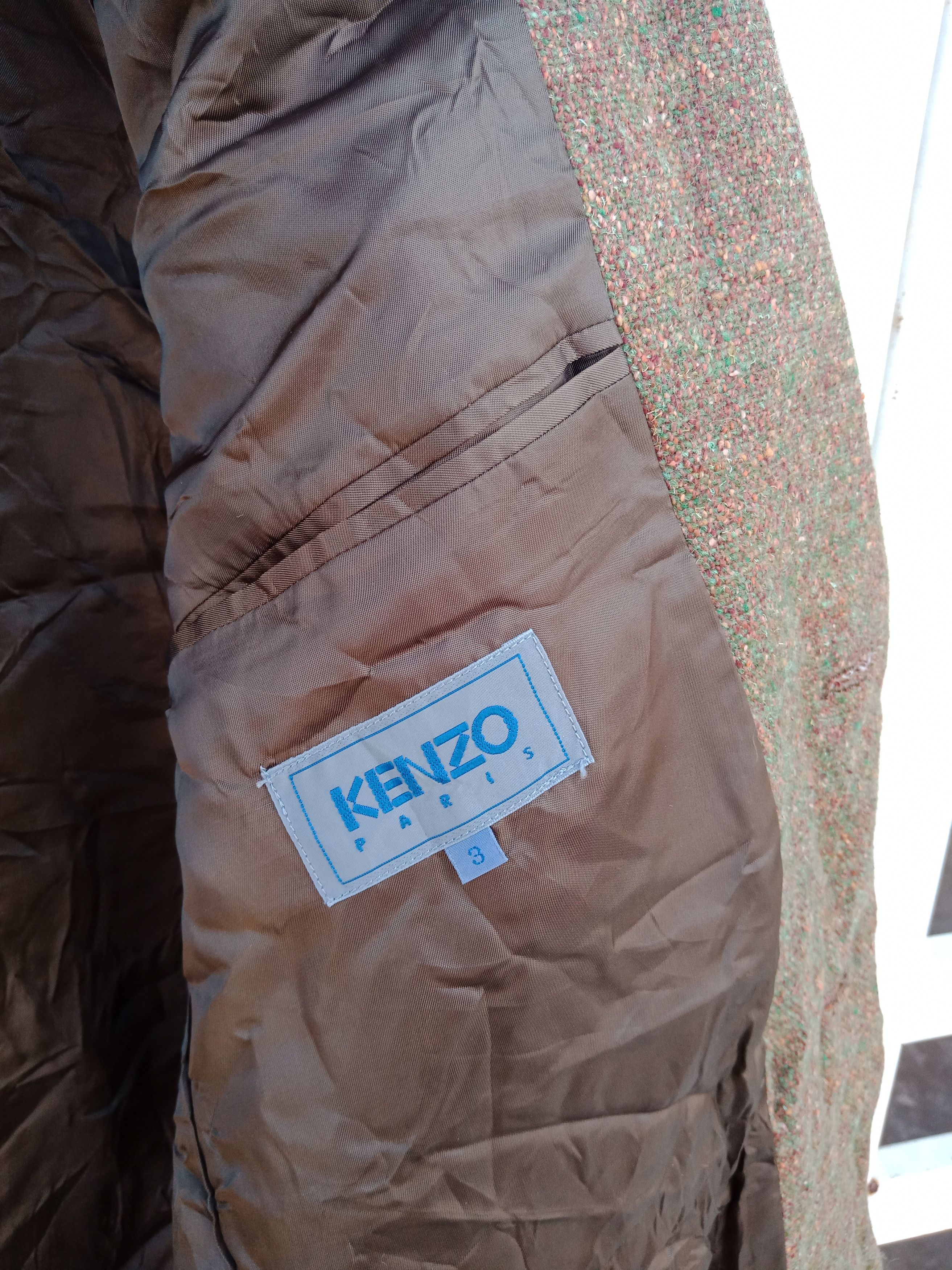 Kenzo Kenzo Polka Dots Wool Coat Size US L / EU 52-54 / 3 - 7 Thumbnail