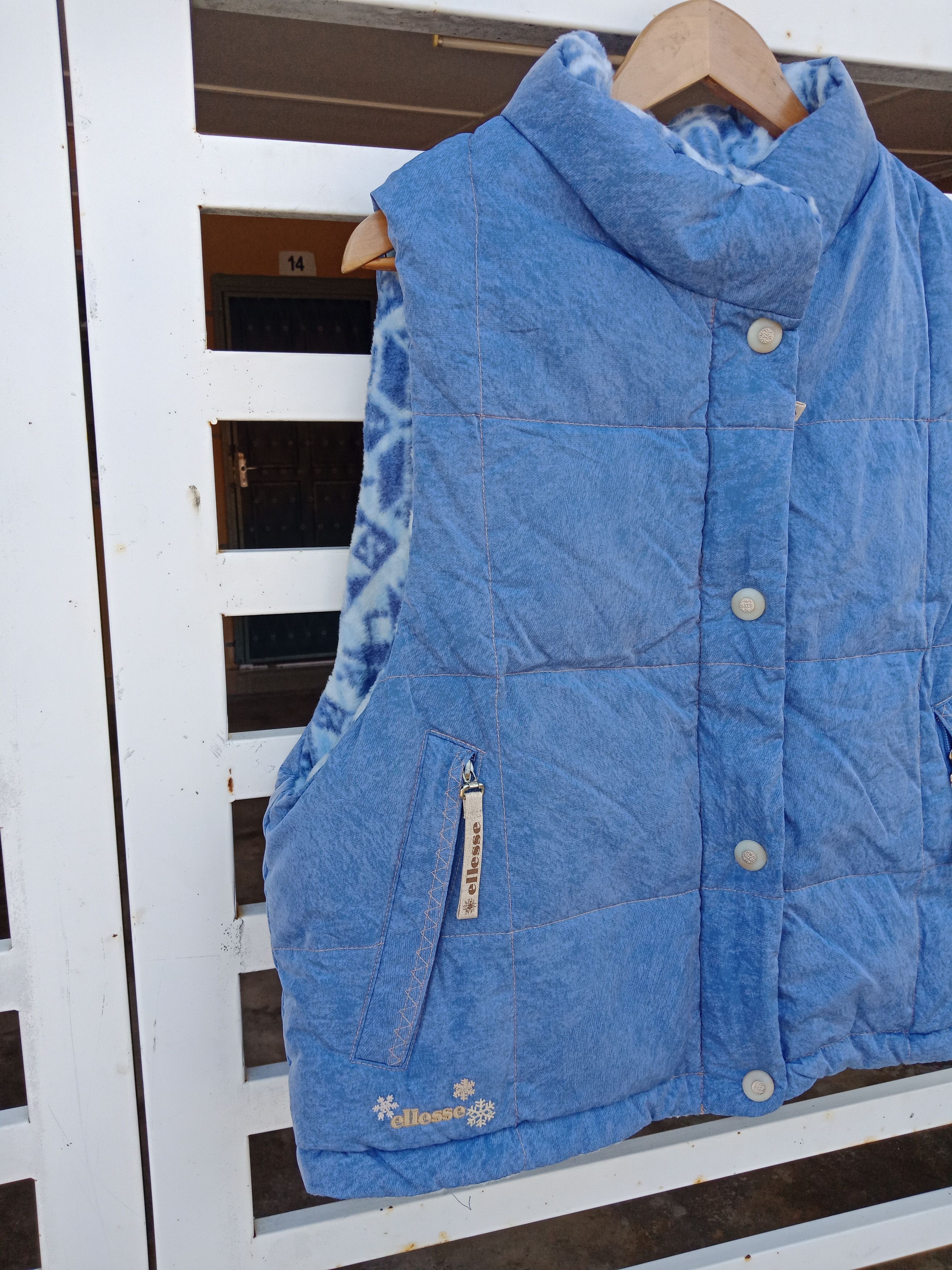 Ellesse Ellesse Wool Sleeveless Jacket Size US L / EU 52-54 / 3 - 3 Thumbnail
