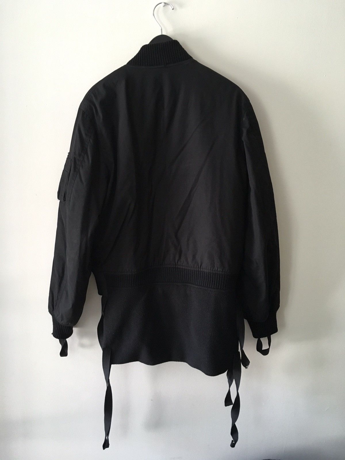 Helmut Lang ORIGINAL ARCHIVE SKIRT BOMBER MA1 WITH STRAPS