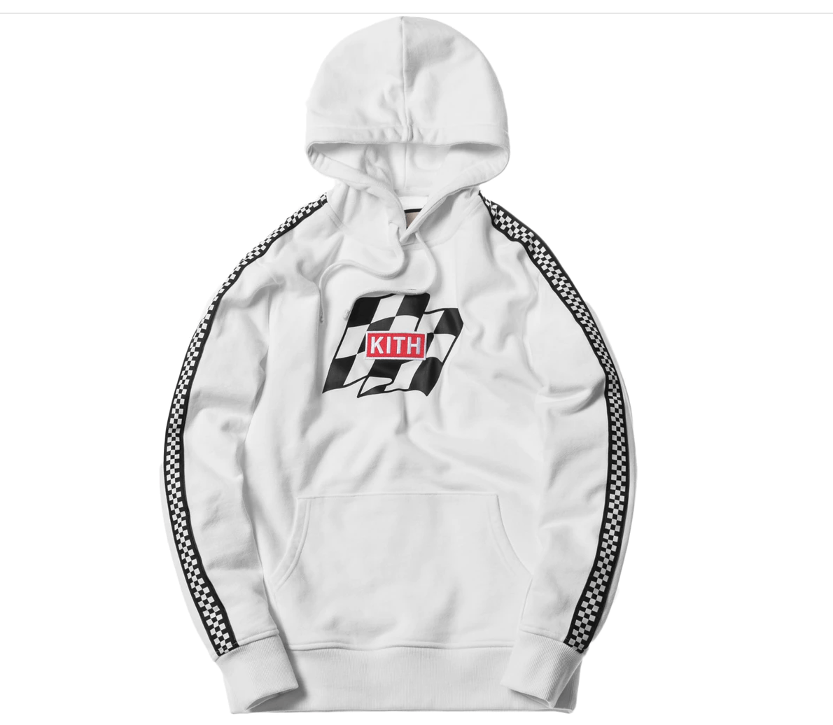 Kith Kith Flag Wave Hoodie White | Grailed