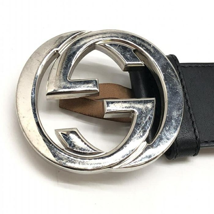 Gucci GUCCI Interlocking Sherry Line Web Belt 34 inches 411924 H917N ...