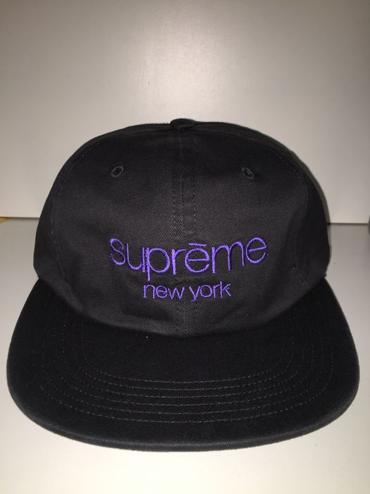 Supreme Twill Classic Logo 6-Panel | Grailed