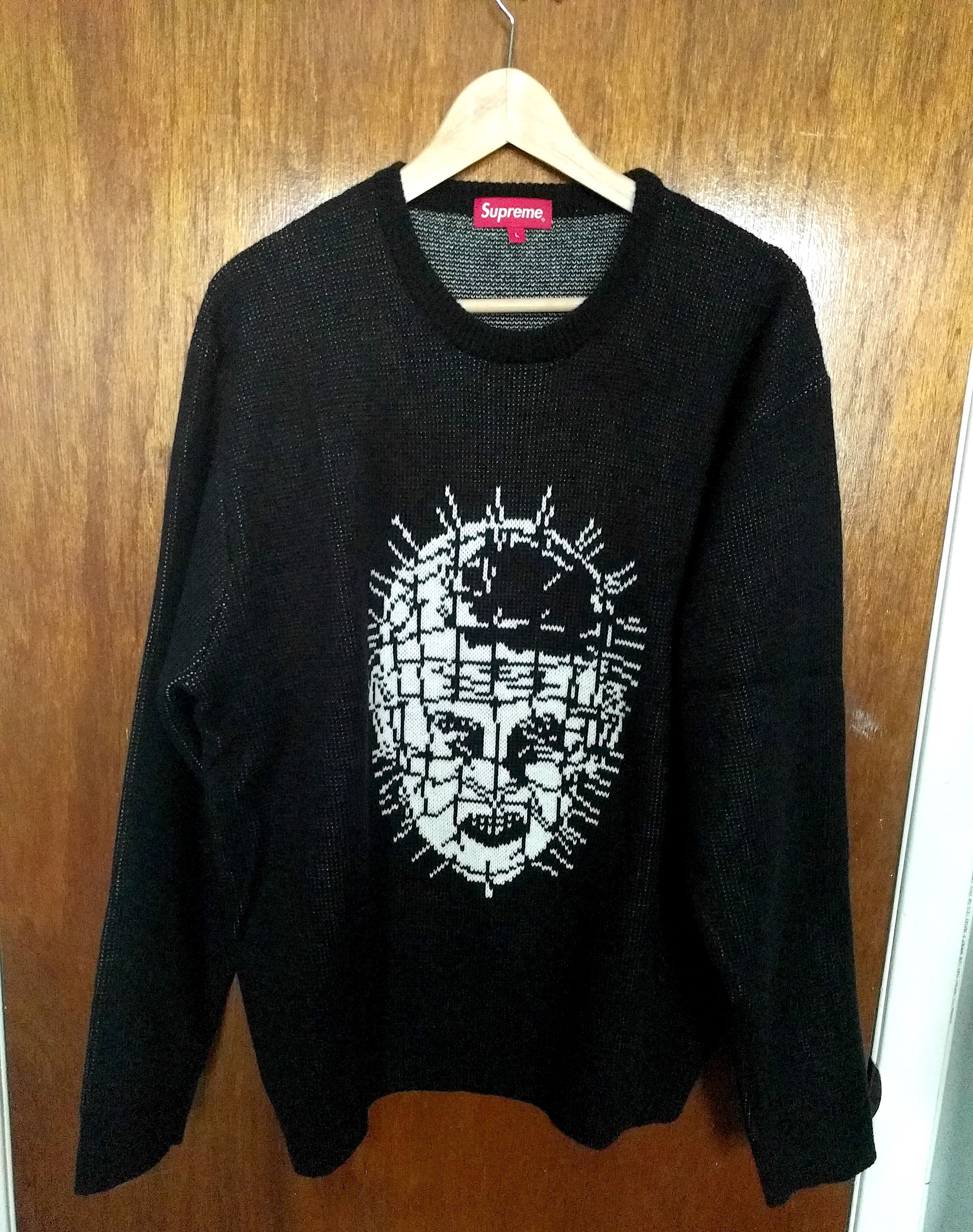 Supreme on sale hellraiser sweater