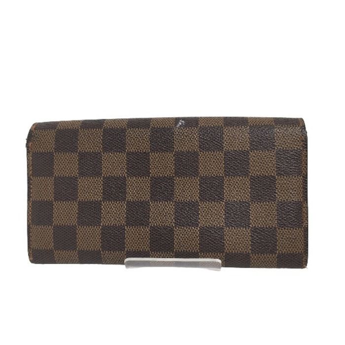 Louis Vuitton LOUIS VUITTON Bifold Wallet Damier Portefeuille Sara ...