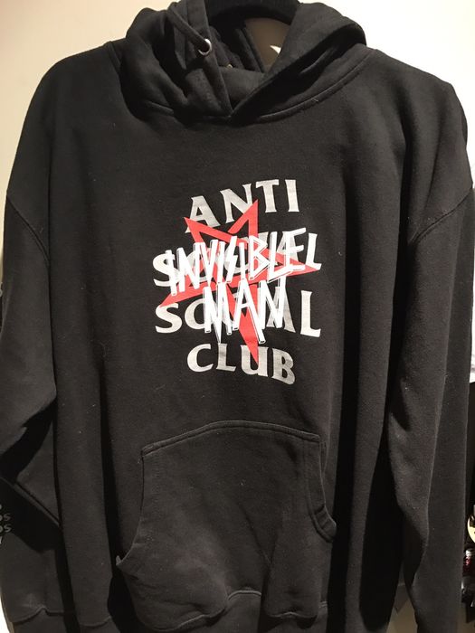 Anti Social Social Club ASSC X Invisible Man Hoodie Grailed