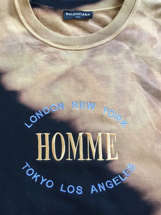 Balenciaga Balenciaga Homme Bleached Sweater | Grailed