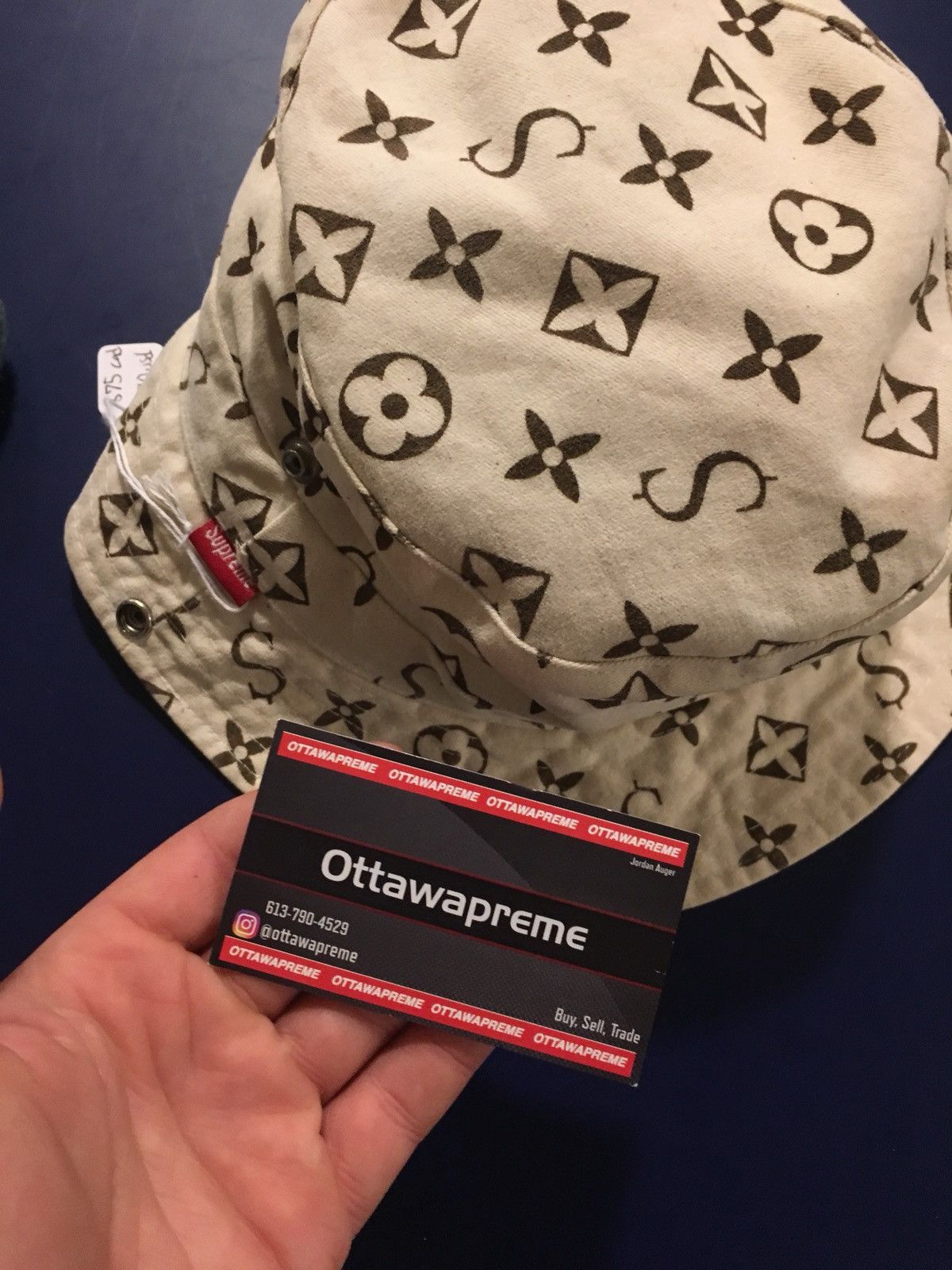 Supreme x louis vuitton bucket hat online