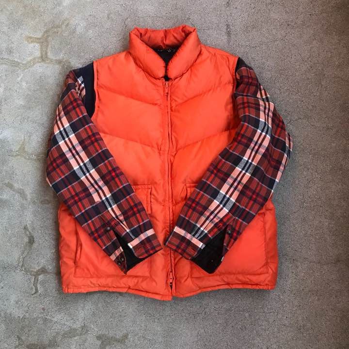 Undercover Flannel Shirt Down Jacket