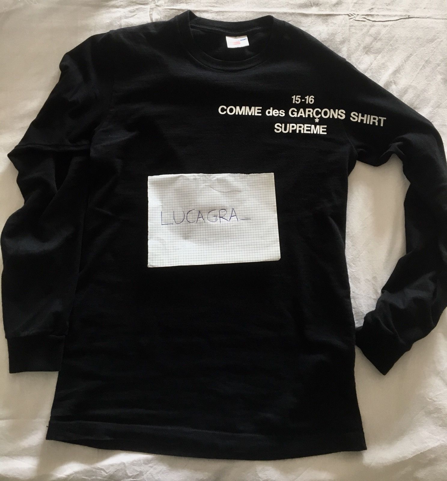 Supreme comme des garcons long sleeve new arrivals