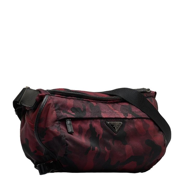 Prada Prada Tessuto Camouflage Messenger Bag Grailed