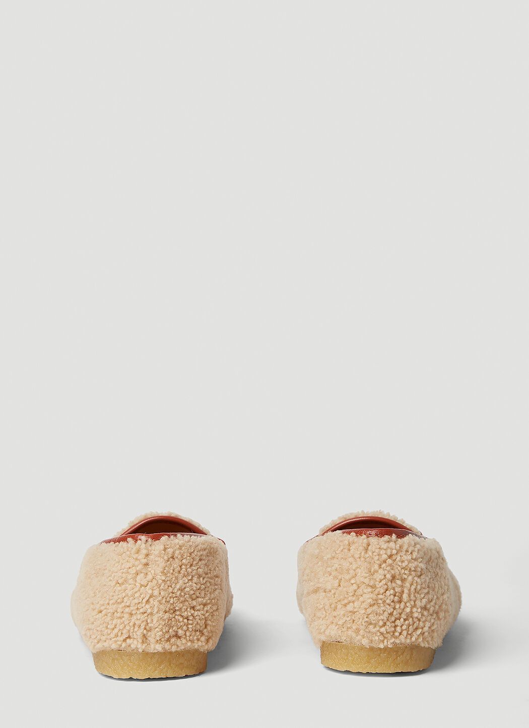 Gucci Shearling Horsebit Loafers