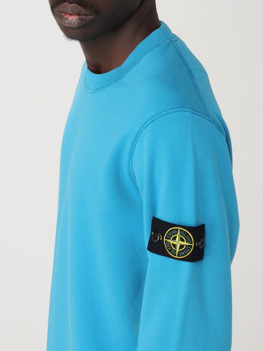 Stone island turquoise sweatshirt hot sale