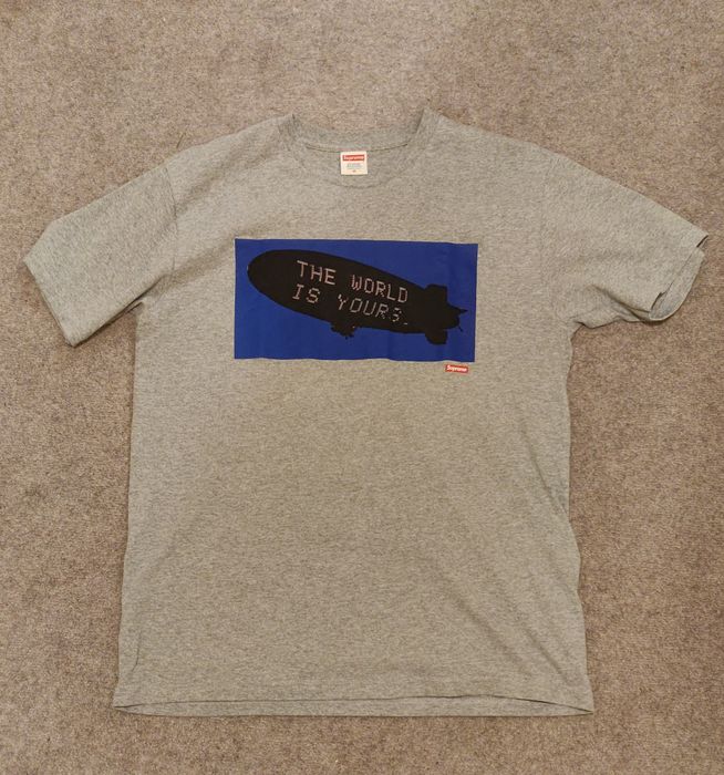 Supreme Supreme x Scarface Blimp Tee Grey | Grailed