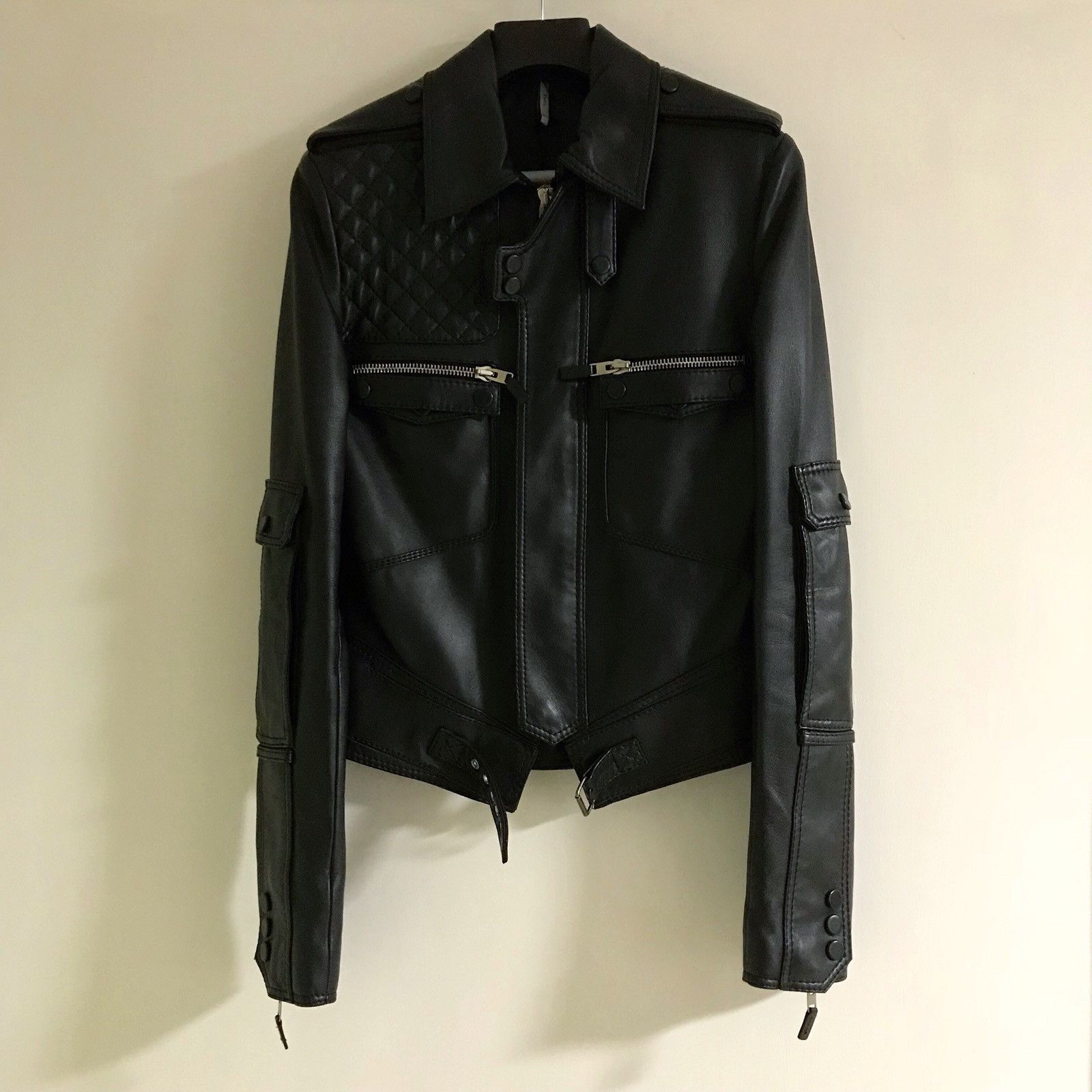 Hedi Slimane Dior Homme 07ss Leather Jacket 44 Hedi Slimane Slp ...