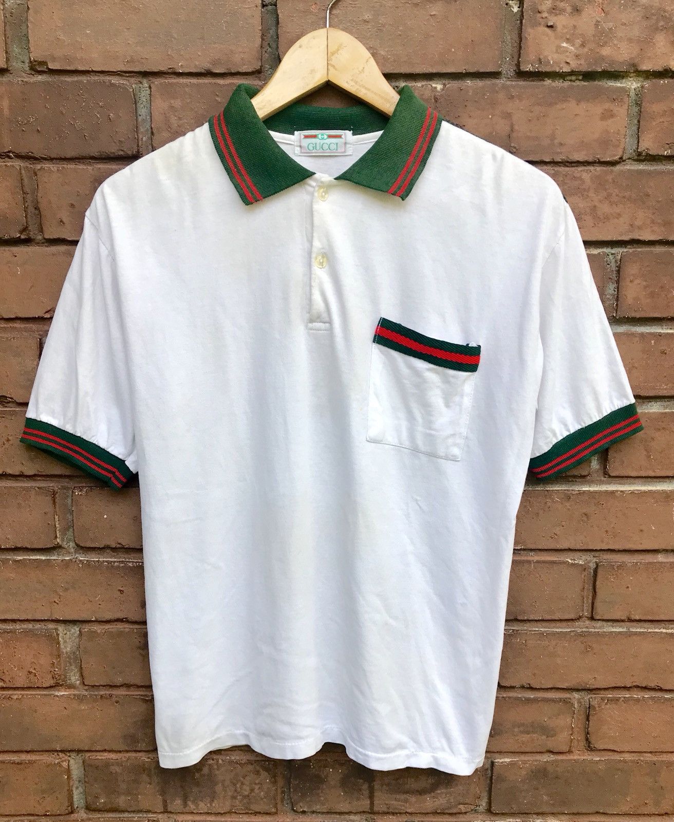 Gucci GUCCI POLO SHIRT MONOGRAM GG VINTAGE RARE Luxery