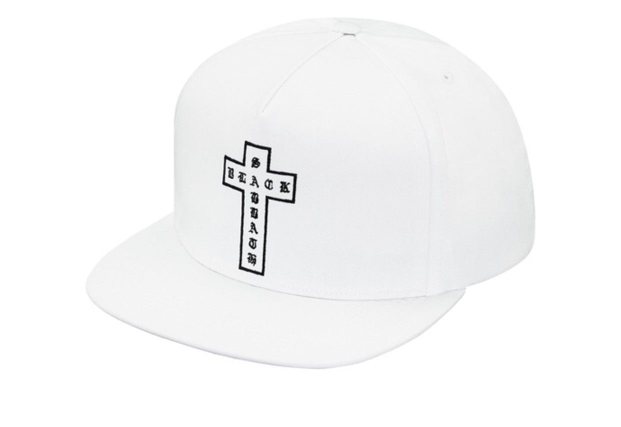 Supreme Supreme x Black Sabbath 5 Panel Cross Hat | White | Grailed