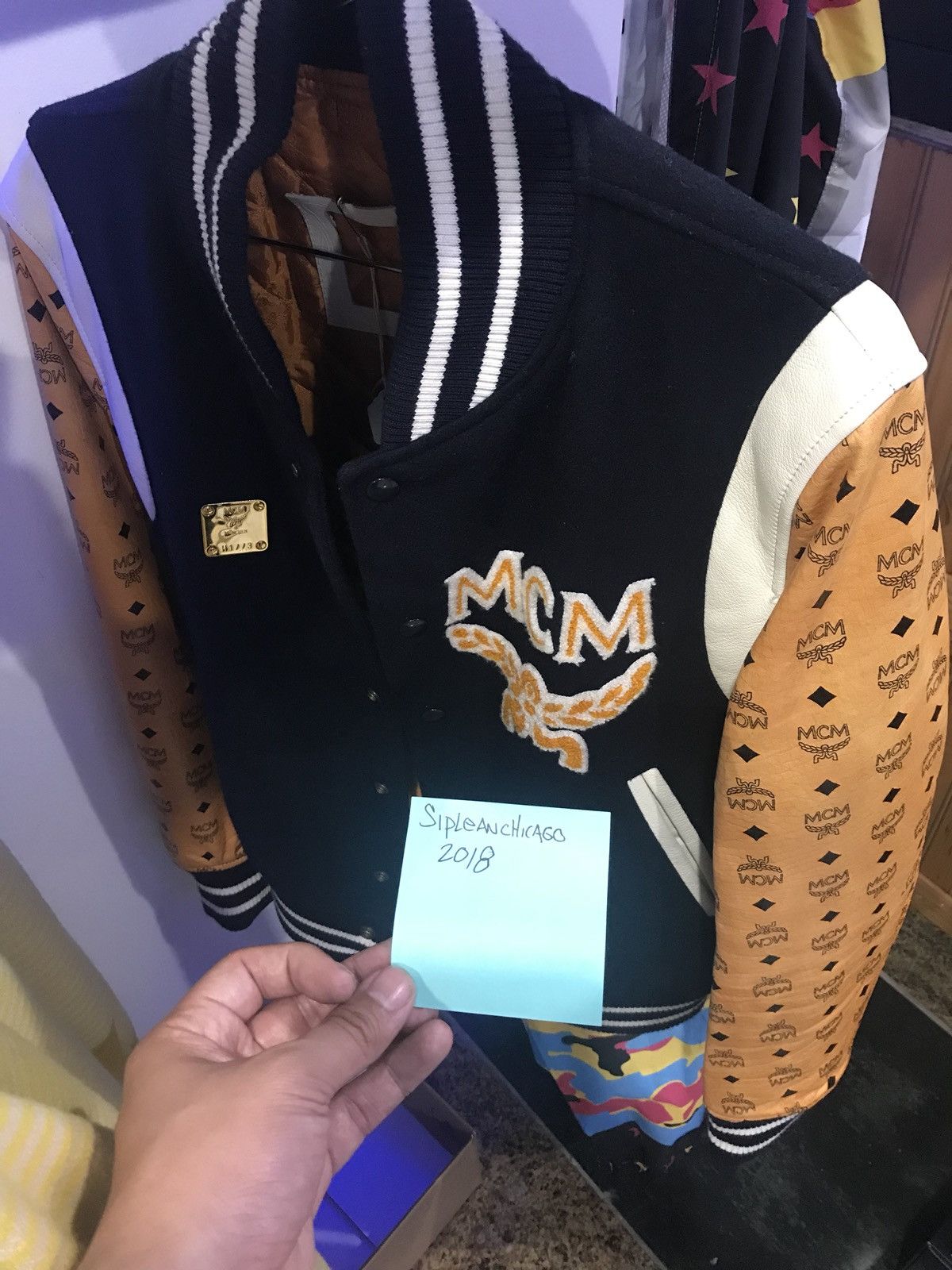 MCM × TISA MCM X Varsity jacket | Grailed