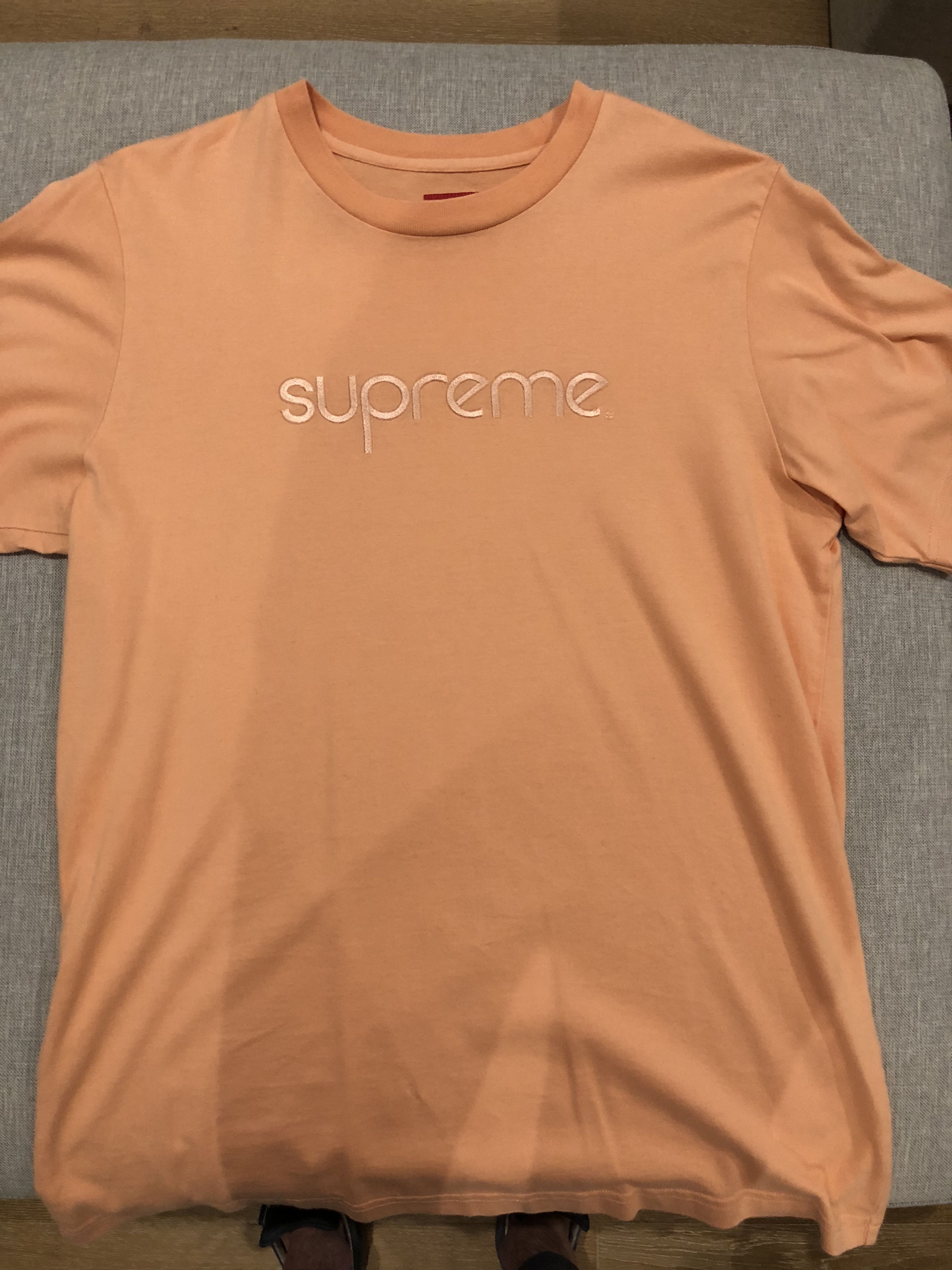 Supreme Tonal Peach Tee