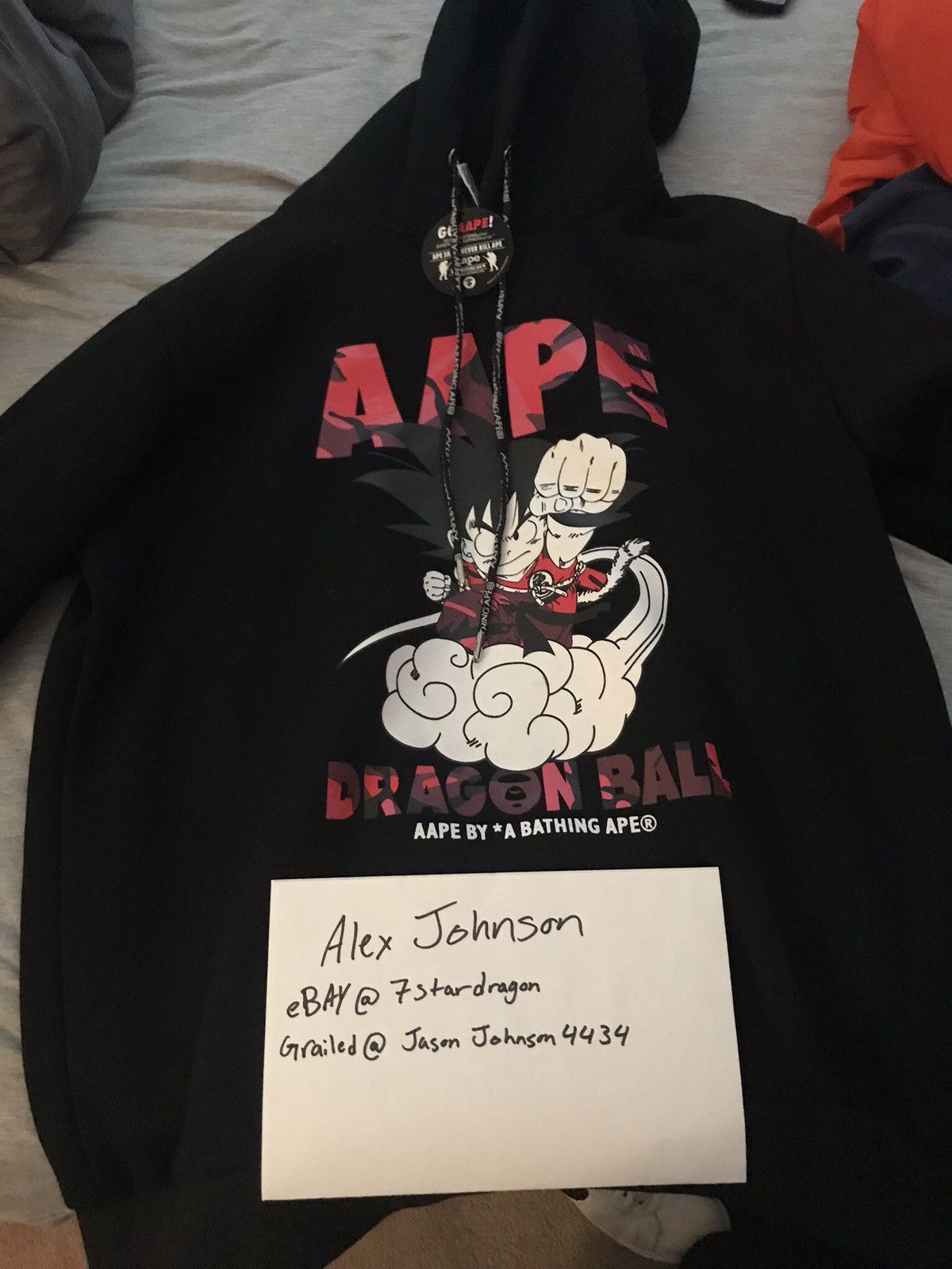 Aape dragon ball hoodie hotsell