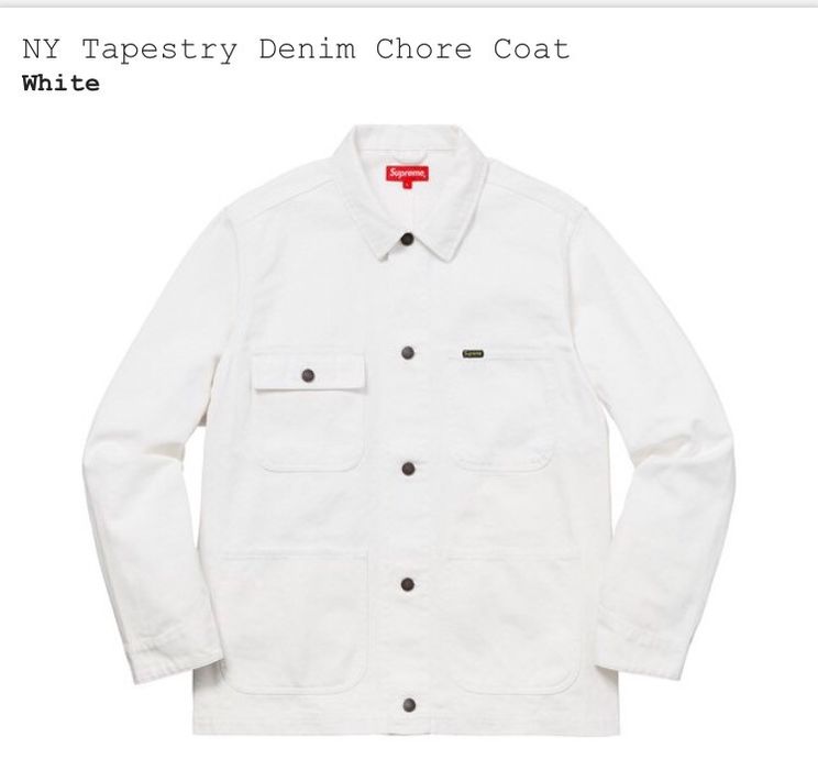 Supreme Supreme Denim Tapestry Chore Coat | Grailed