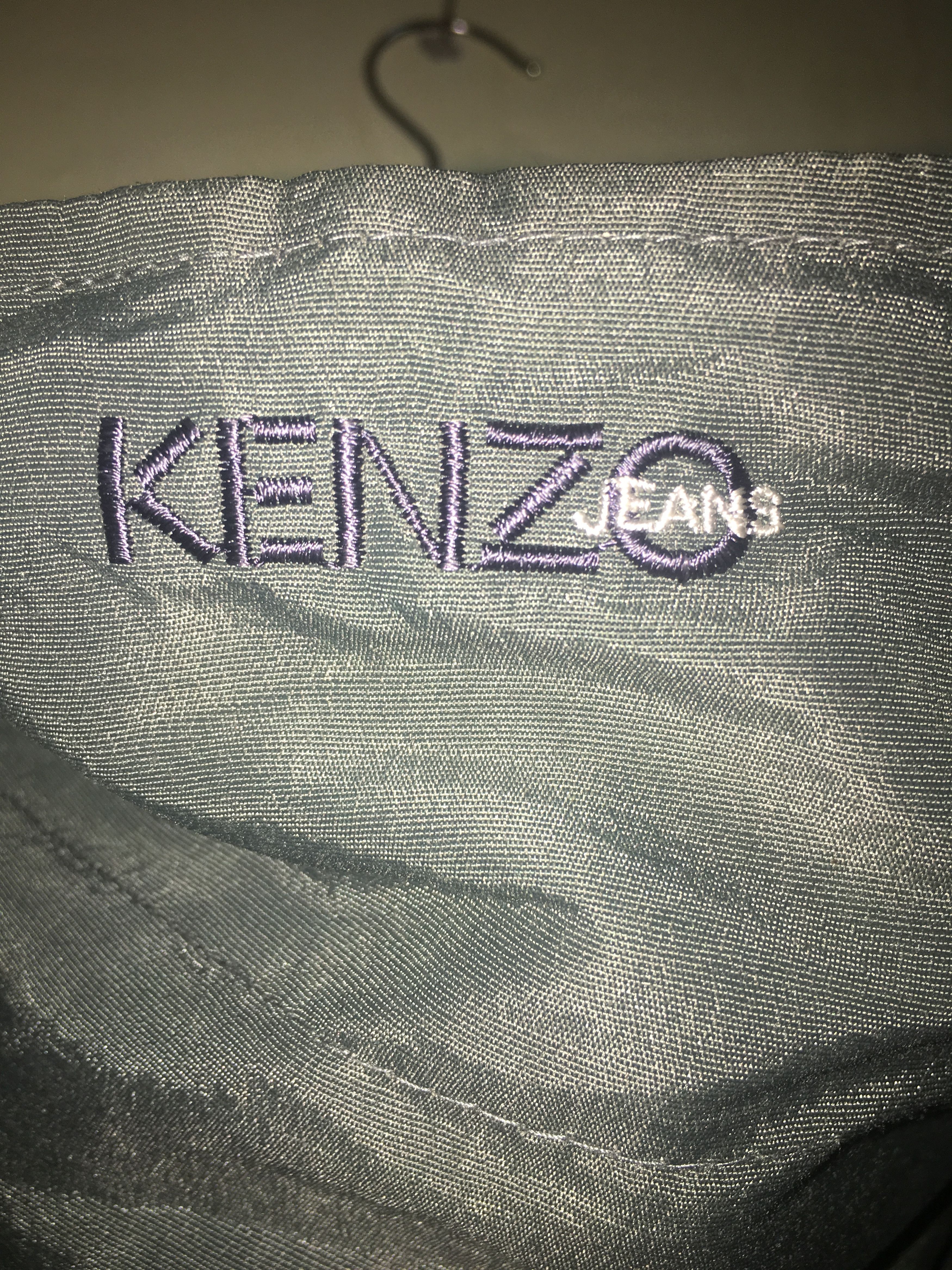 Kenzo Vintage Kenzo Jeans Embroidered Logo Windbreaker Jacket Size US L / EU 52-54 / 3 - 9 Thumbnail