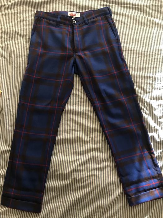 Supreme Supreme Comme Des Garcons Tartan Plaid Trousers | Grailed