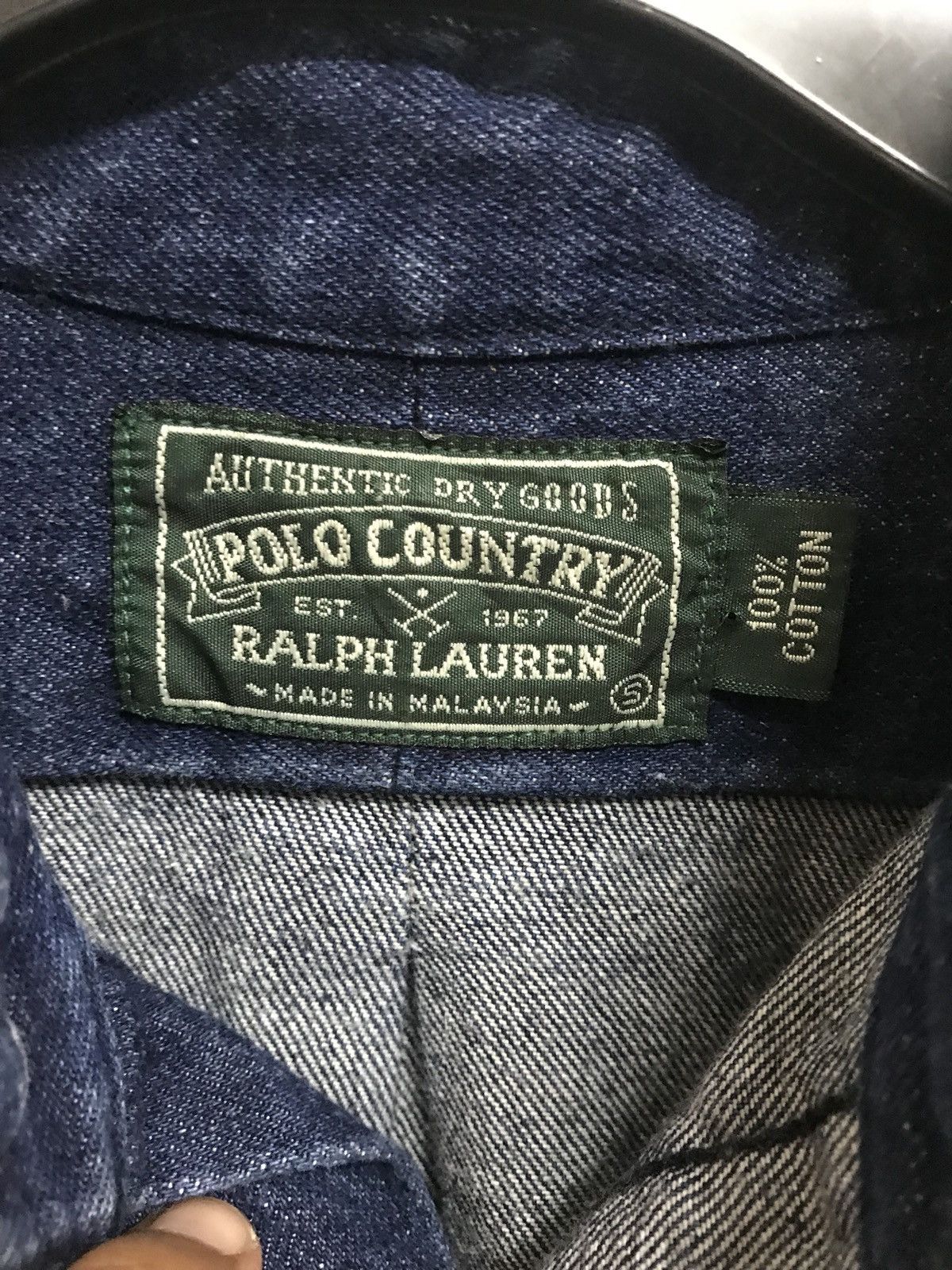 Polo Ralph Lauren WORKWEAR SHIRT BUTTON UP DENIM BY POLO RALPH LAUREN Size US M / EU 48-50 / 2 - 6 Thumbnail