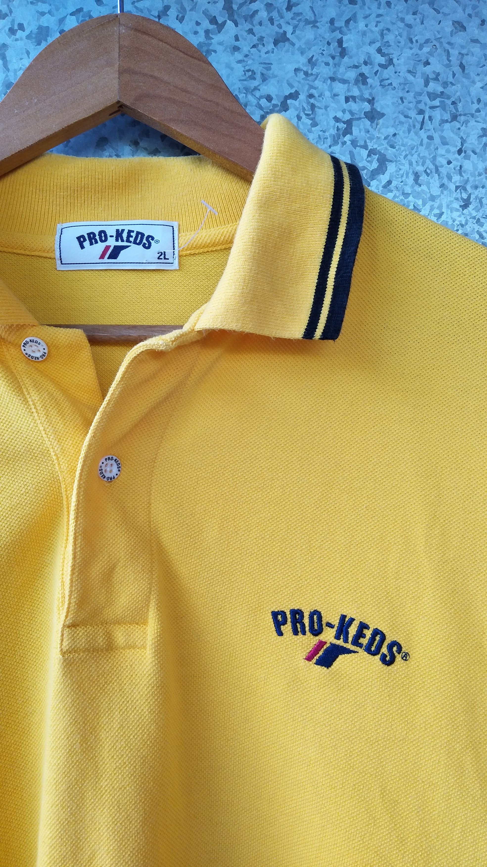 Pro-Keds 🔥 Vintage Pro keds polo t shirt small logo embroidery Size US L / EU 52-54 / 3 - 3 Thumbnail