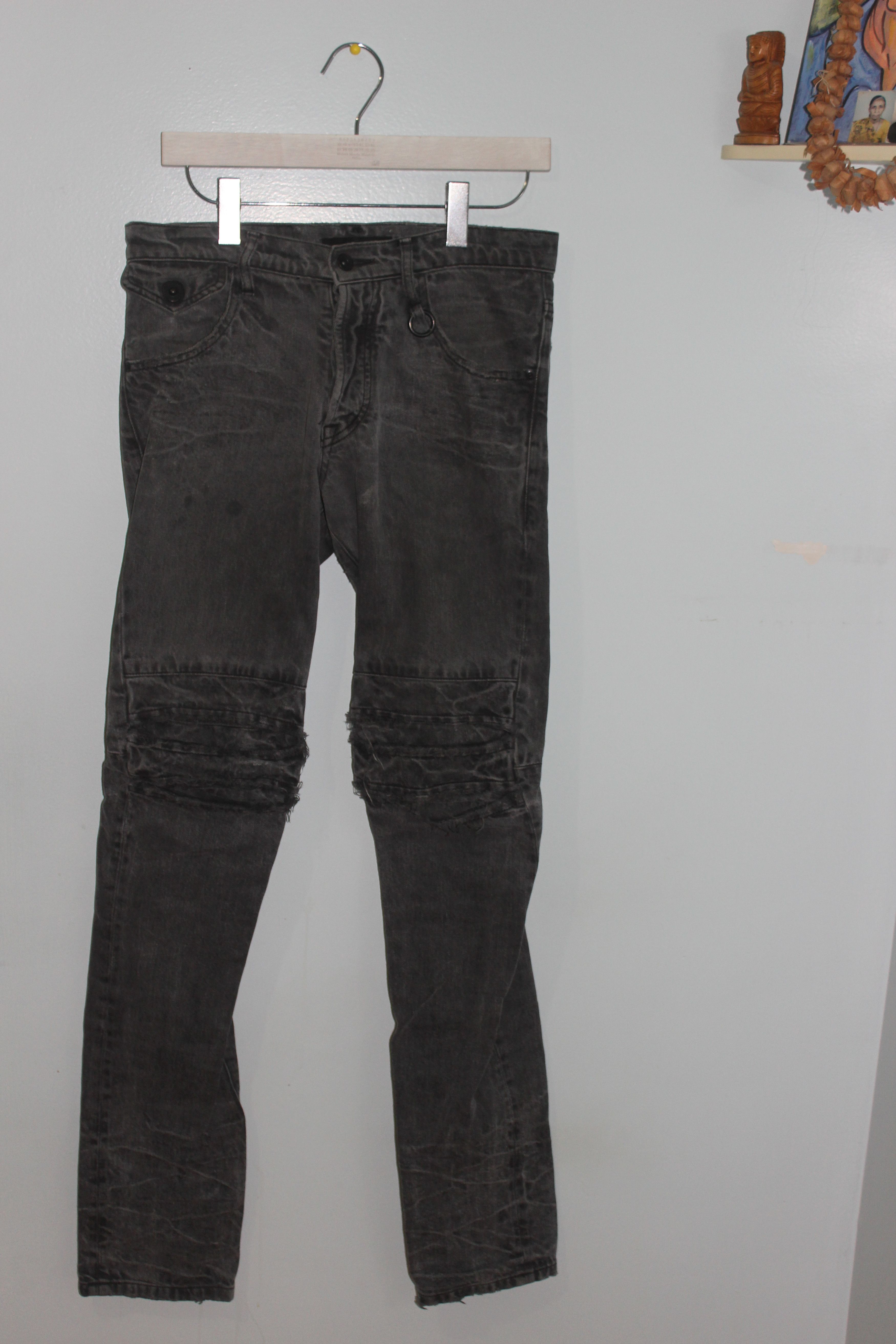 Julius Julius SS13 “vandalism:” Shredded Distressed Biker Denim