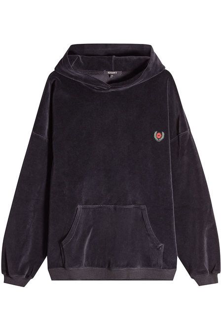 Yeezy SEASON 5 Velour Hoodie | Grailed