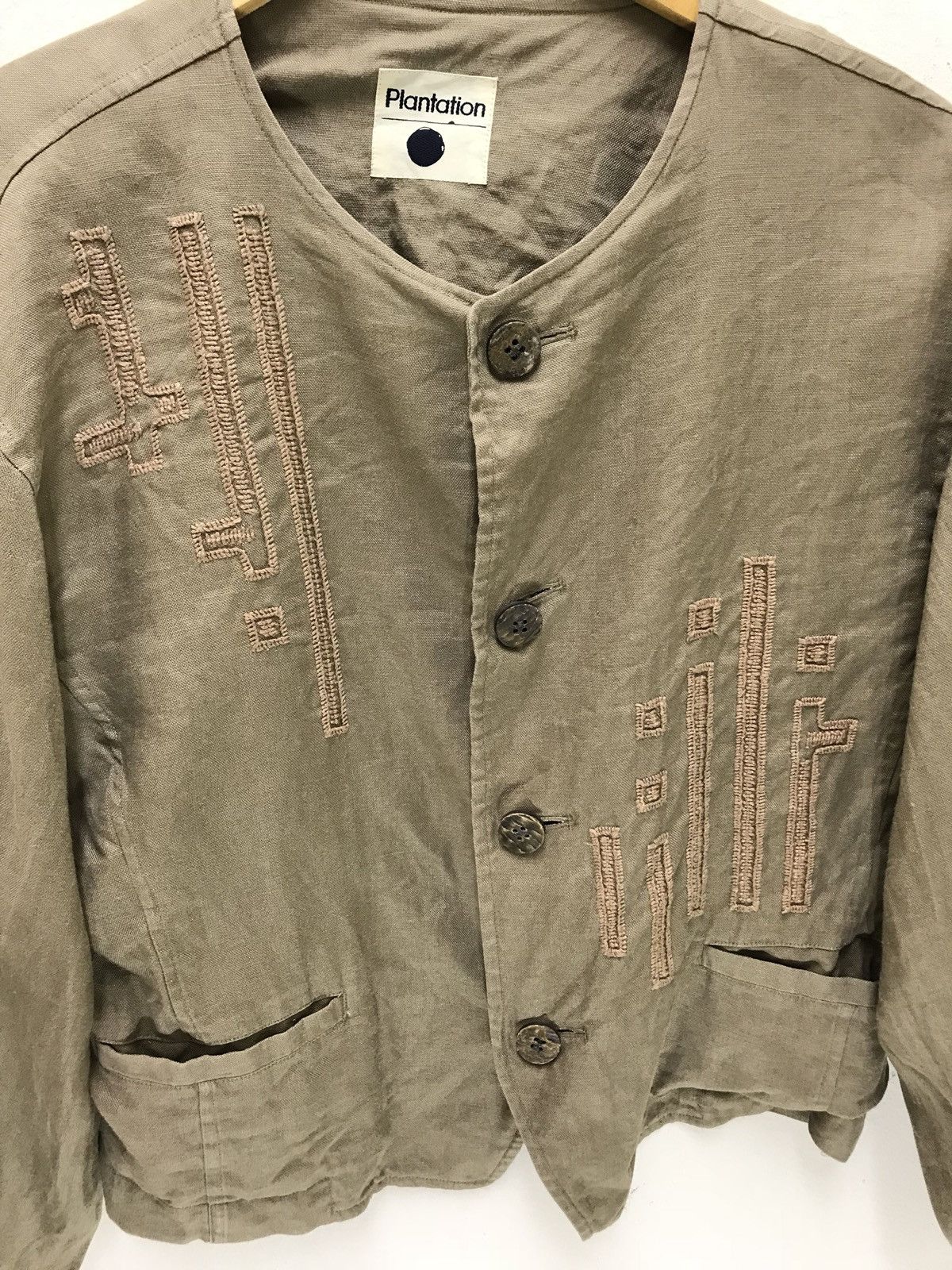 Issey Miyake 100% Linen Plantation Issey Miyake Button Shirt 6🟩3 Size US M / EU 48-50 / 2 - 3 Thumbnail
