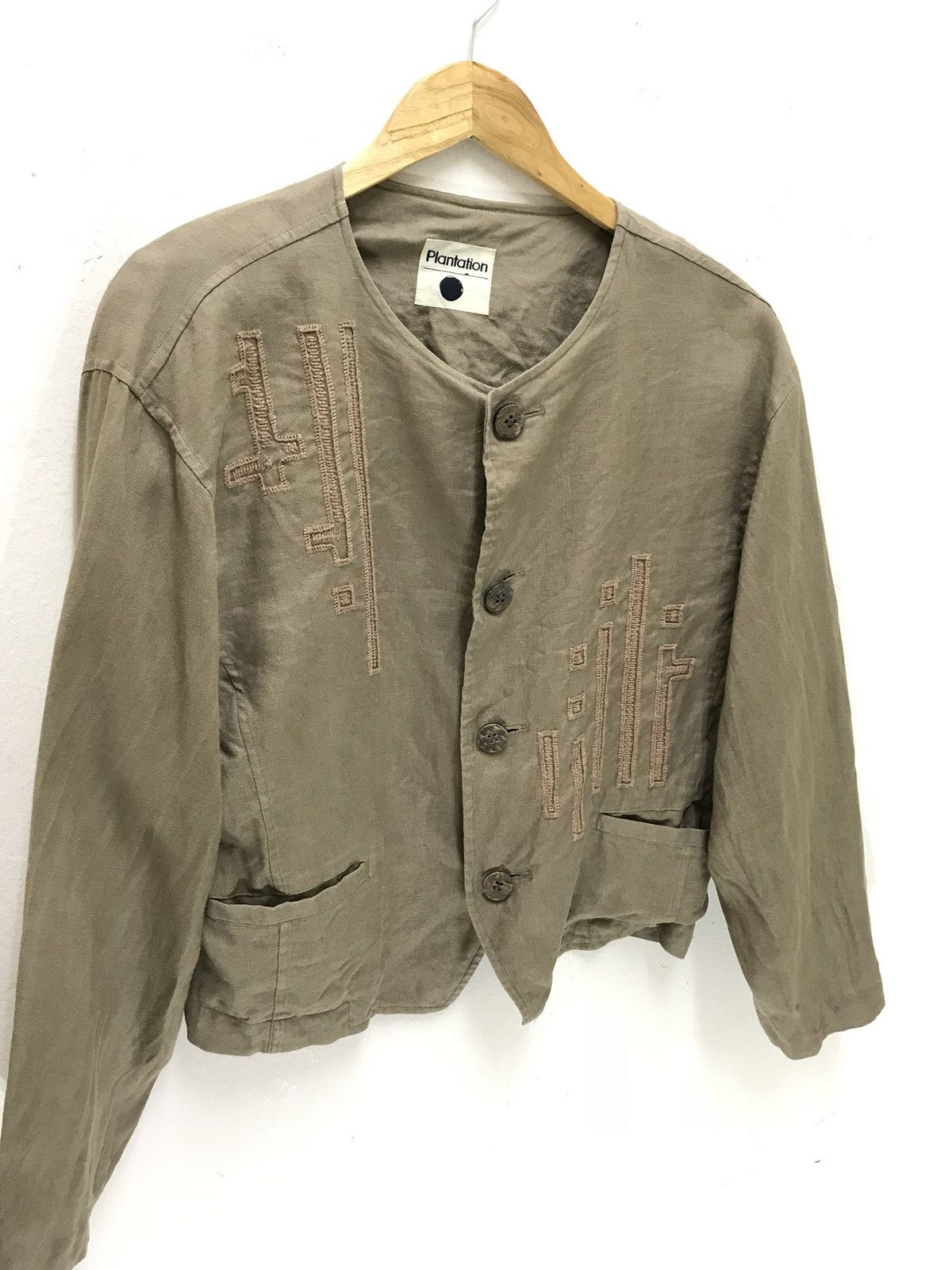 Issey Miyake 100% Linen Plantation Issey Miyake Button Shirt 6🟩3 Size US M / EU 48-50 / 2 - 2 Thumbnail