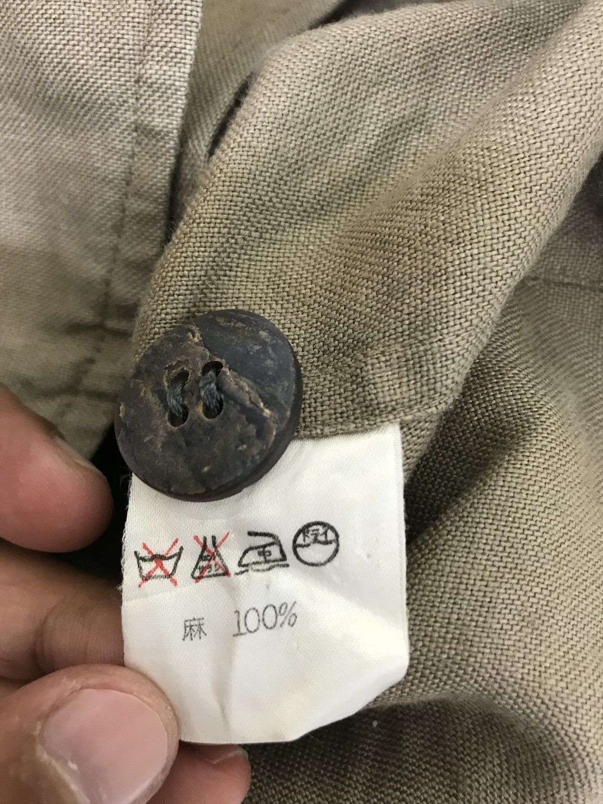 Issey Miyake 100% Linen Plantation Issey Miyake Button Shirt 6🟩3 Size US M / EU 48-50 / 2 - 6 Thumbnail
