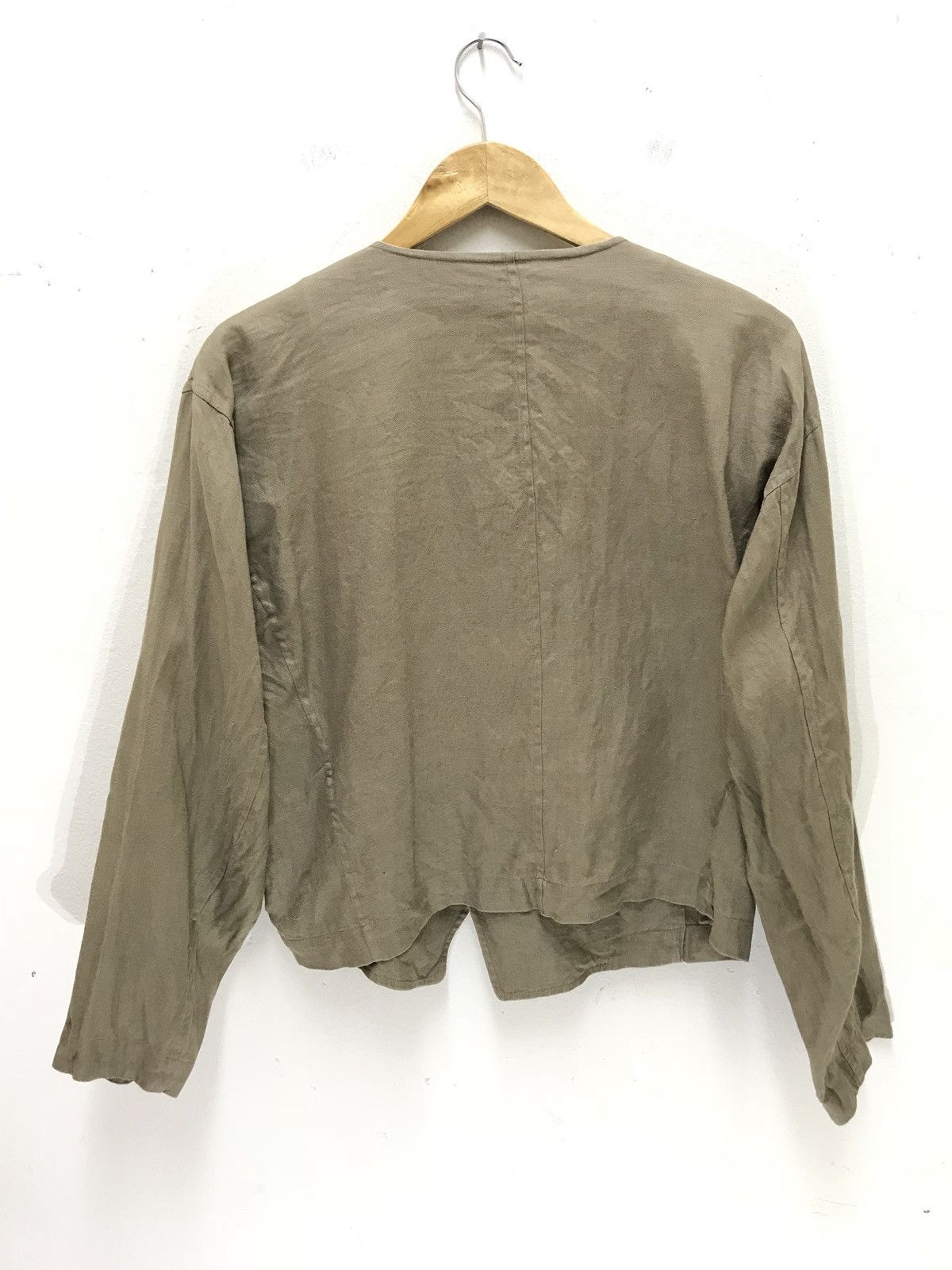 Issey Miyake 100% Linen Plantation Issey Miyake Button Shirt 6🟩3 Size US M / EU 48-50 / 2 - 4 Thumbnail