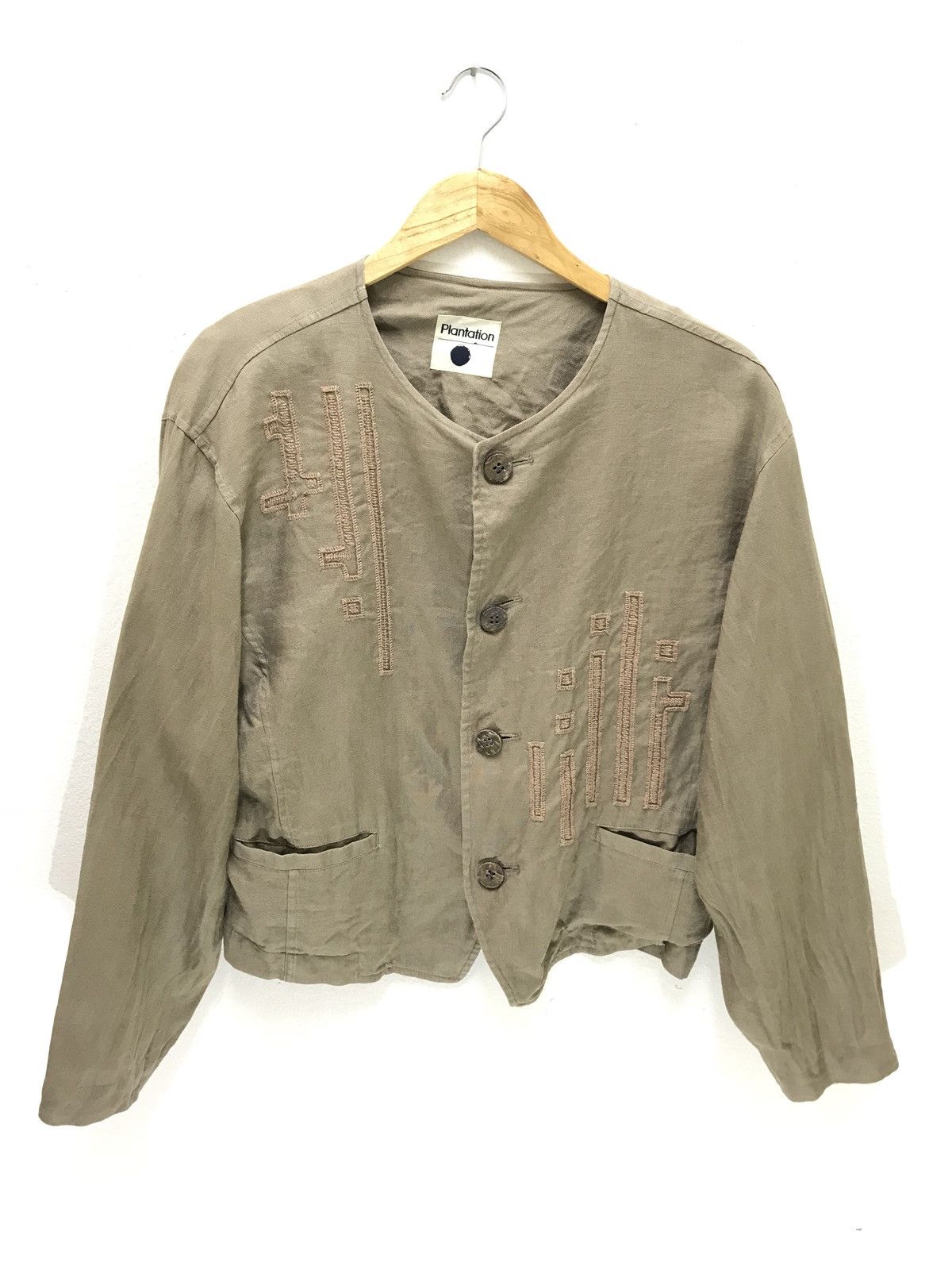 Issey Miyake 100% Linen Plantation Issey Miyake Button Shirt 6🟩3 Size US M / EU 48-50 / 2 - 1 Thumbnail