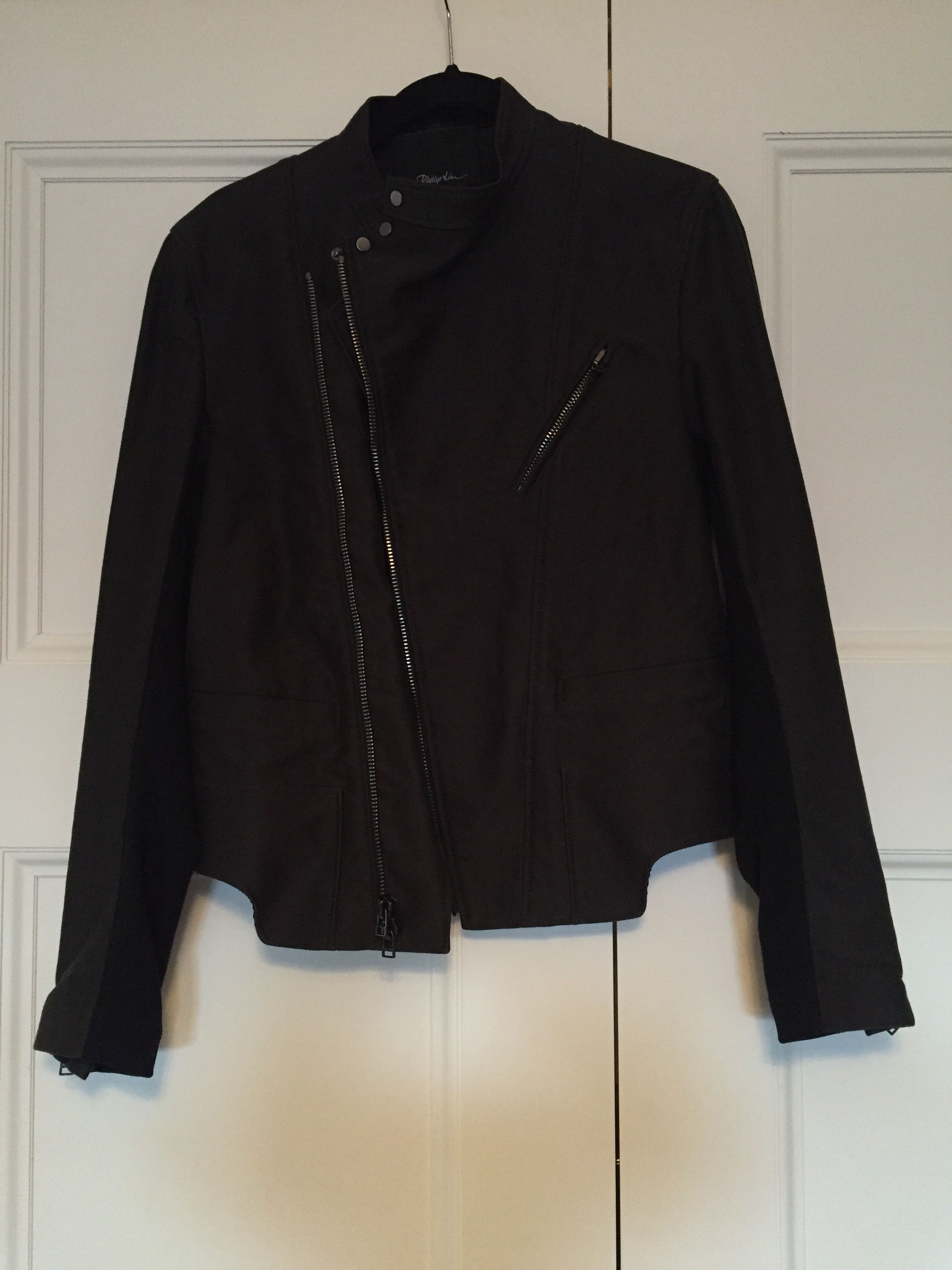 31 Phillip Lim オリーブグリーン レザージャケット LIMITED EDITION スエードレザージャケット - オリーブグリーン
