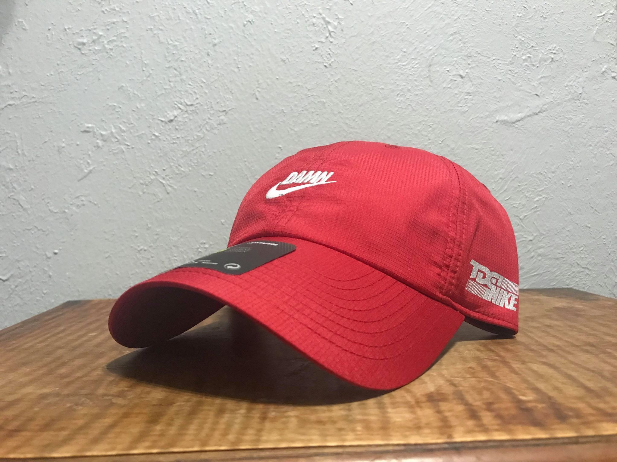 Nike Top Dawg Entertainment TDE x Nike Swoosh Logo Hat Red Grailed