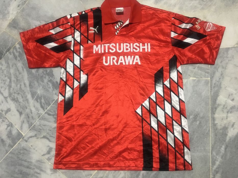 Vintage Vintage Classic Retro Puma Japan Urawa Reds Soccer Jersey 1994 ...