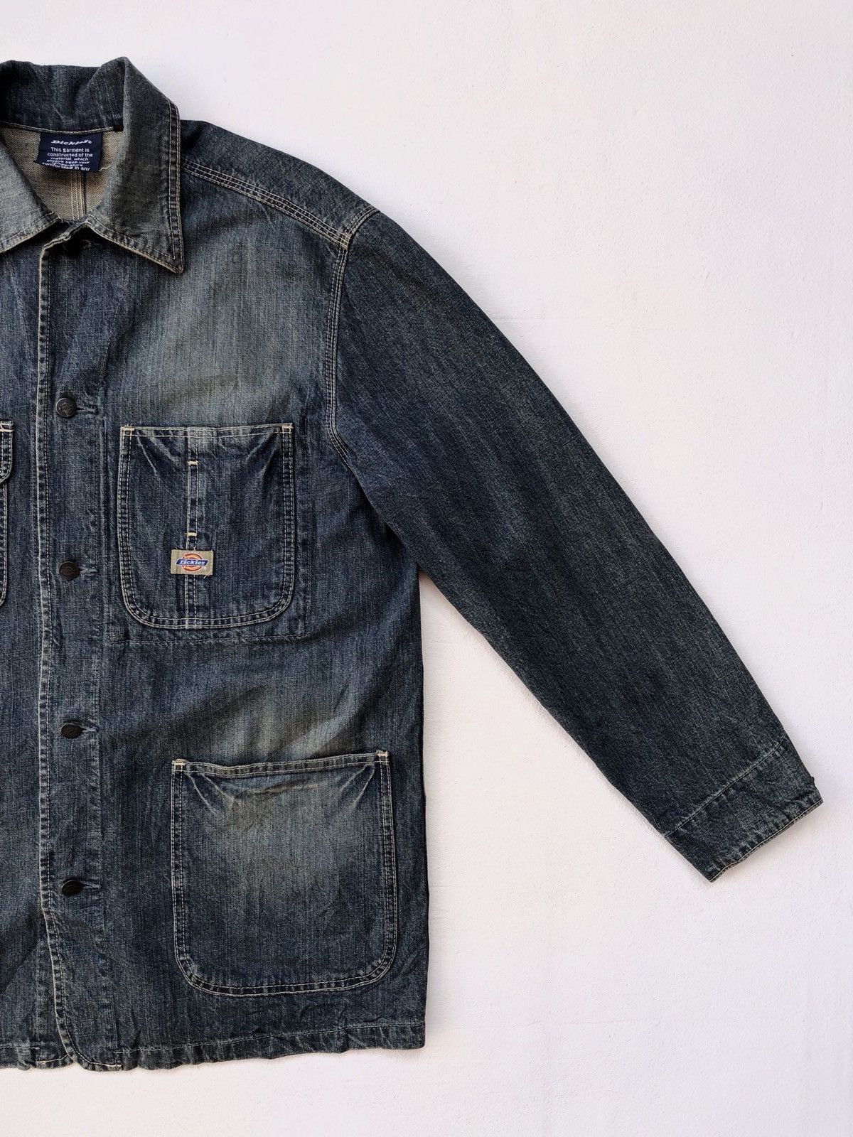Dickies × Vintage DICKIES DENIM WORK WEAR JACKET Size US XL / EU 56 / 4 - 5 Thumbnail
