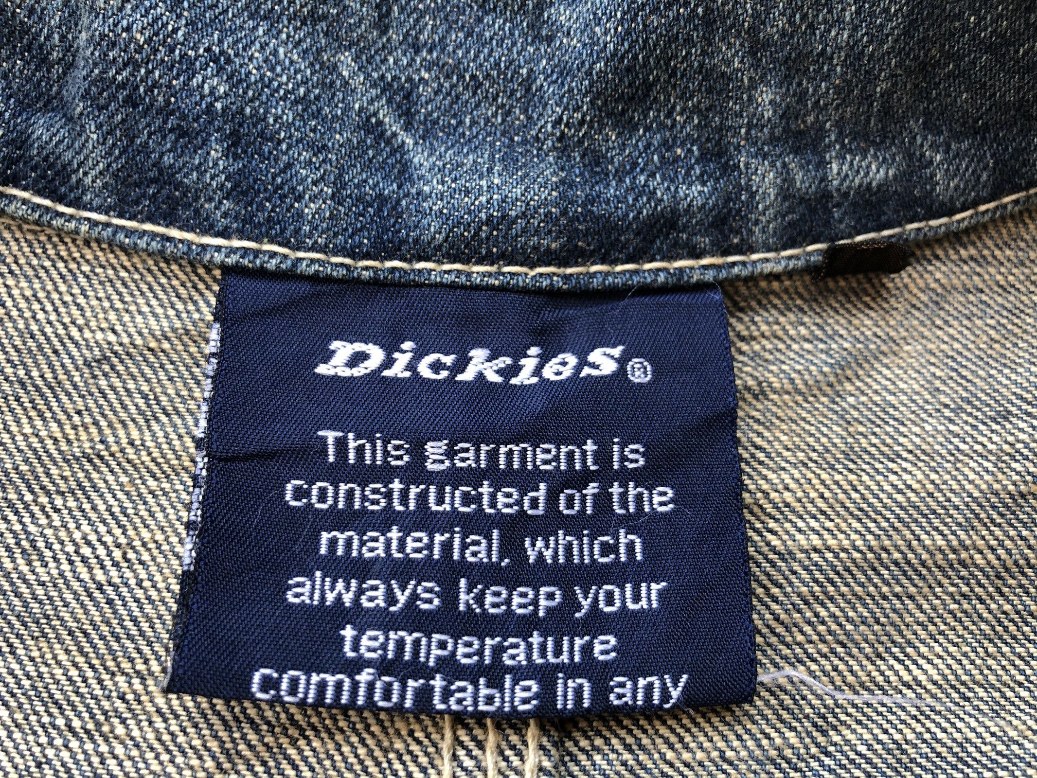 Dickies × Vintage DICKIES DENIM WORK WEAR JACKET Size US XL / EU 56 / 4 - 15 Thumbnail