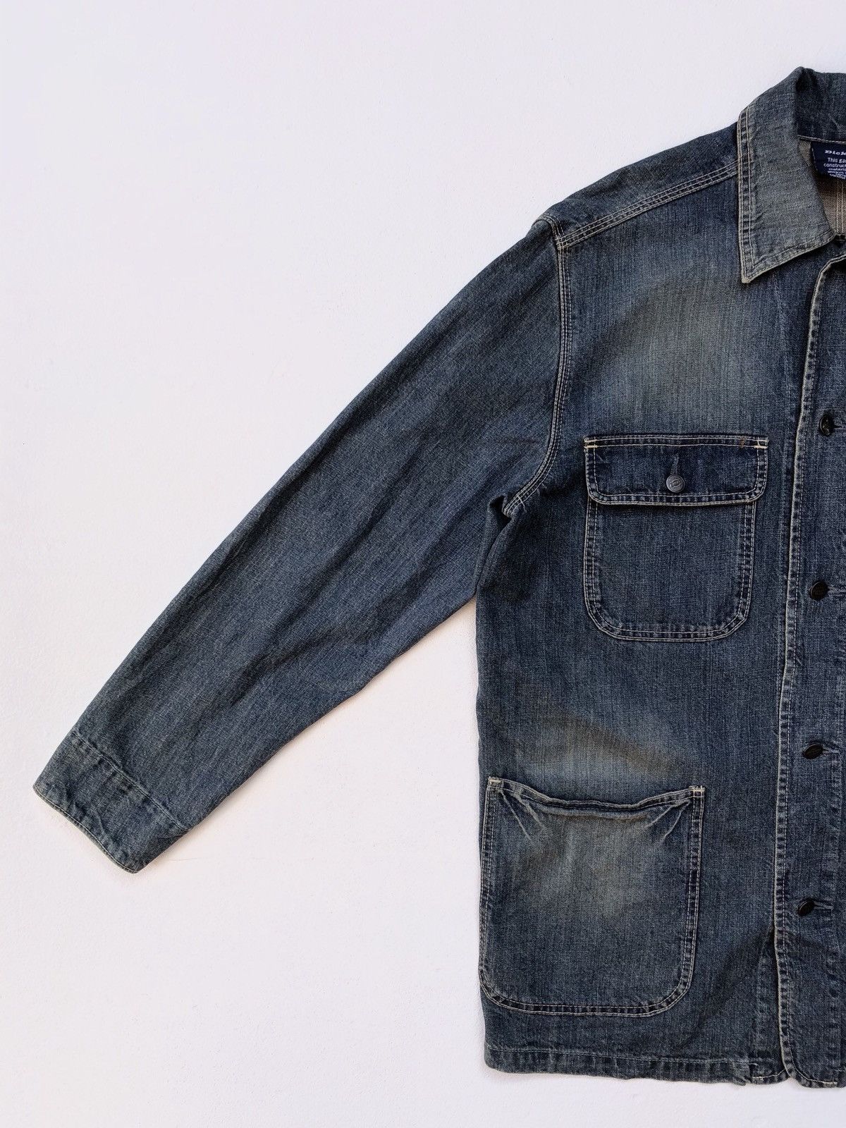 Dickies × Vintage DICKIES DENIM WORK WEAR JACKET Size US XL / EU 56 / 4 - 6 Thumbnail