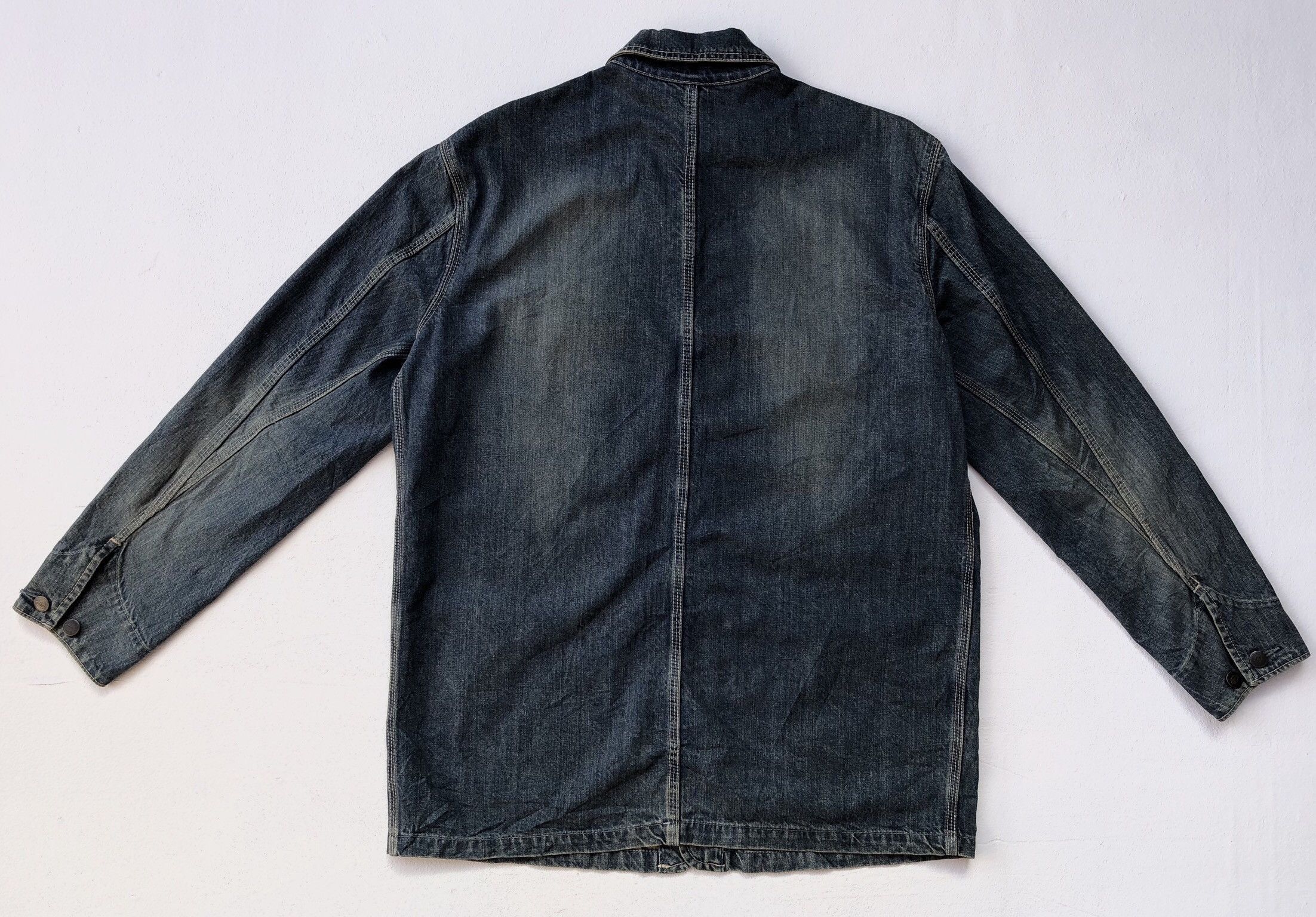 Dickies × Vintage DICKIES DENIM WORK WEAR JACKET Size US XL / EU 56 / 4 - 9 Thumbnail