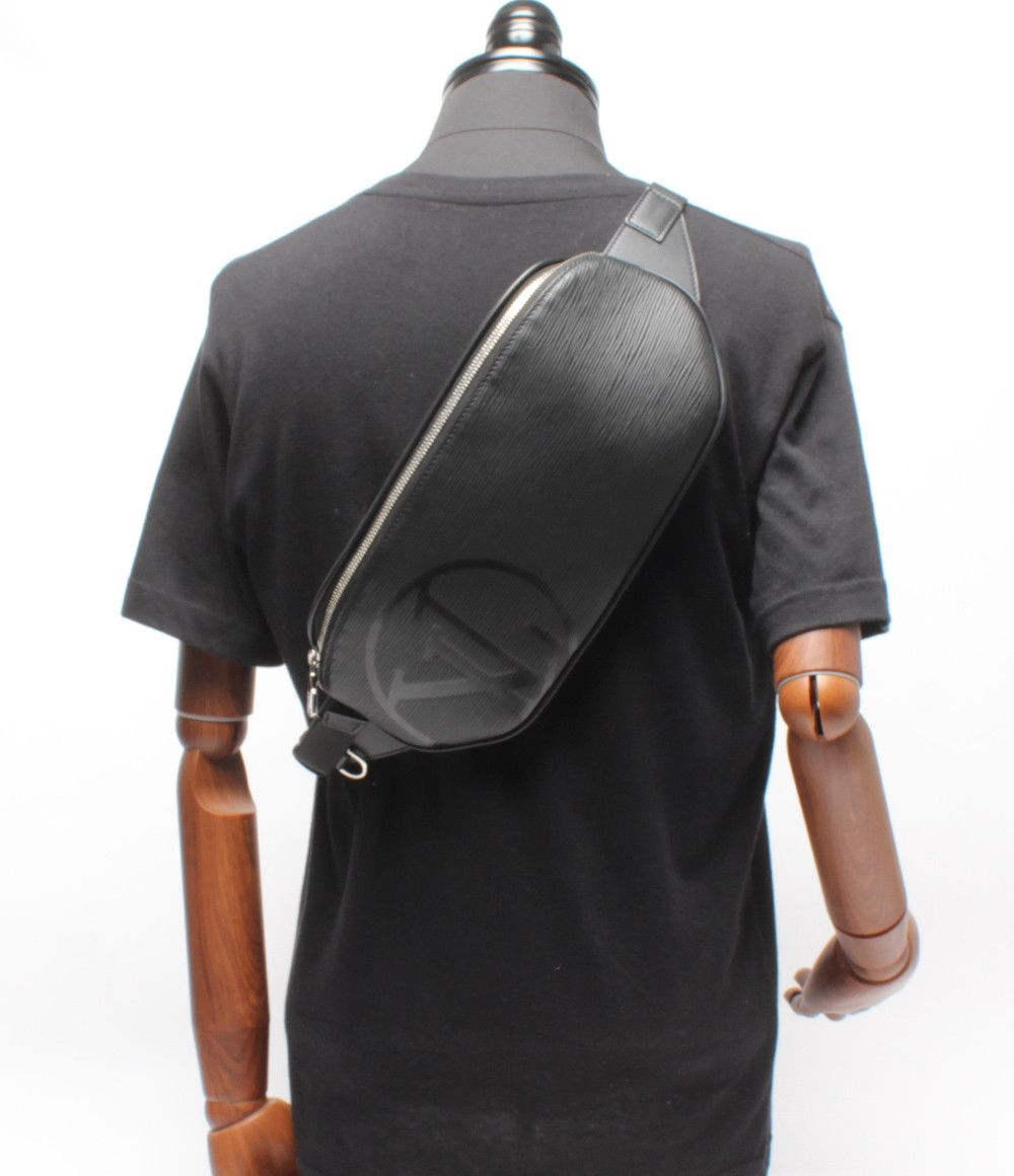 Louis Vuitton Body Bag Waist Pouch Bum Bag Epi Black