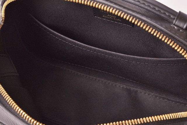 Louis Vuitton Shoulder Bag Pochette Saintonge Fringe Black